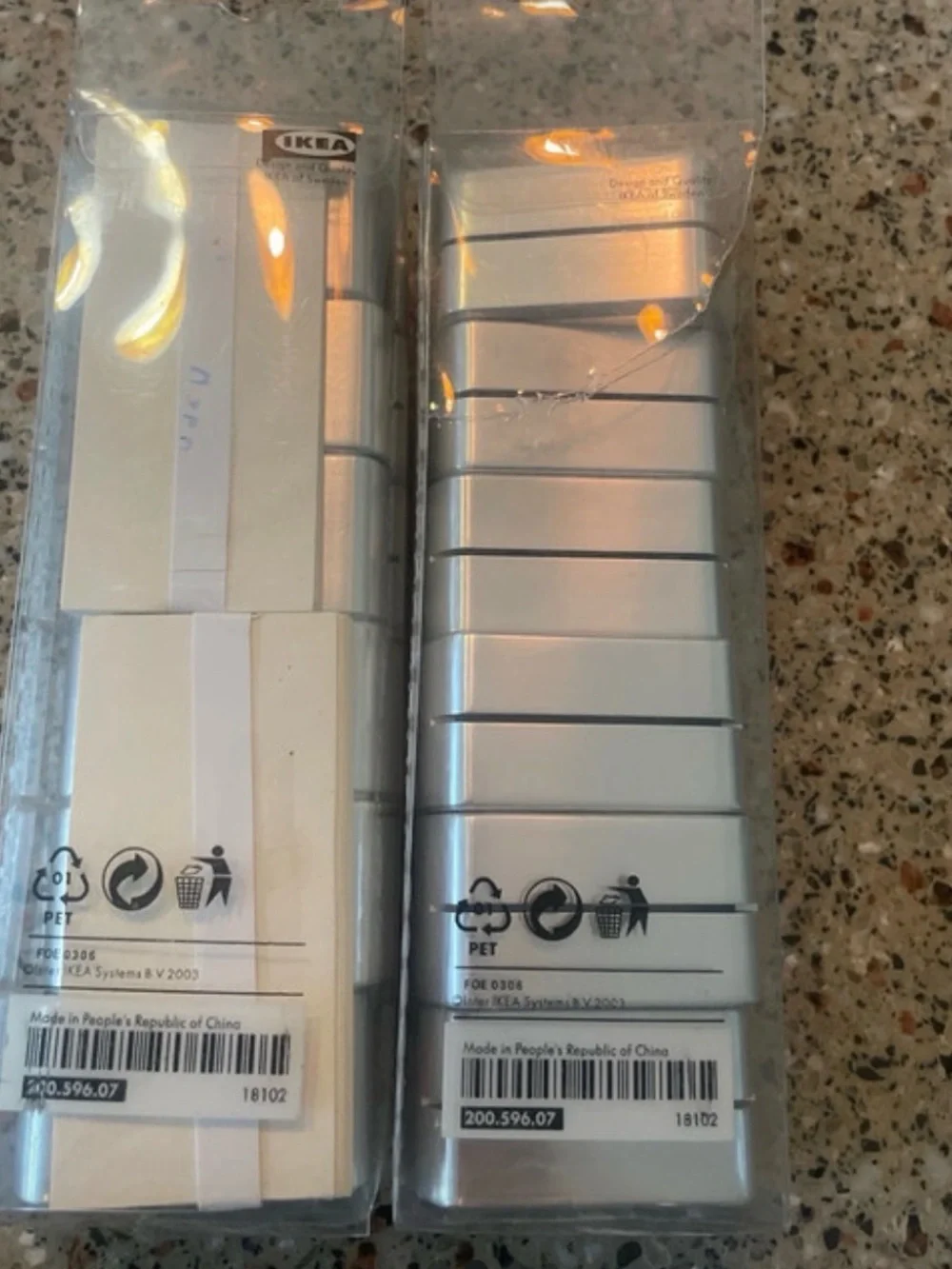 Spalt IKEA Napkin Ring Holders Stainless Steel 2 Sets of 6 Each. NEW